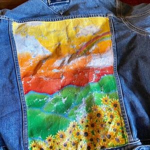 Distressed vintage Tommy Hilfiger jacket